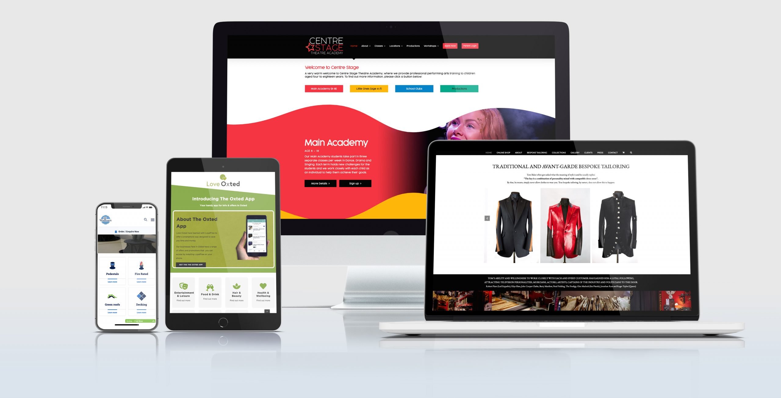 Web design work for an SEO Croydon client